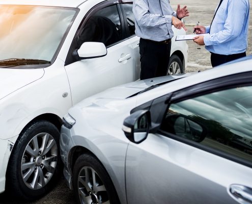 reconstruccion de un accidente de tráfico